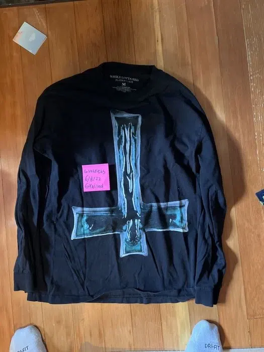 Whole Lotta Red Inverted Cross Long Sleeve — Black