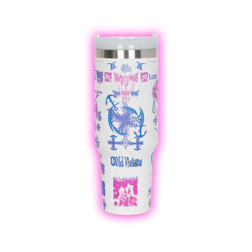 COLD VISIONS White Tumbler